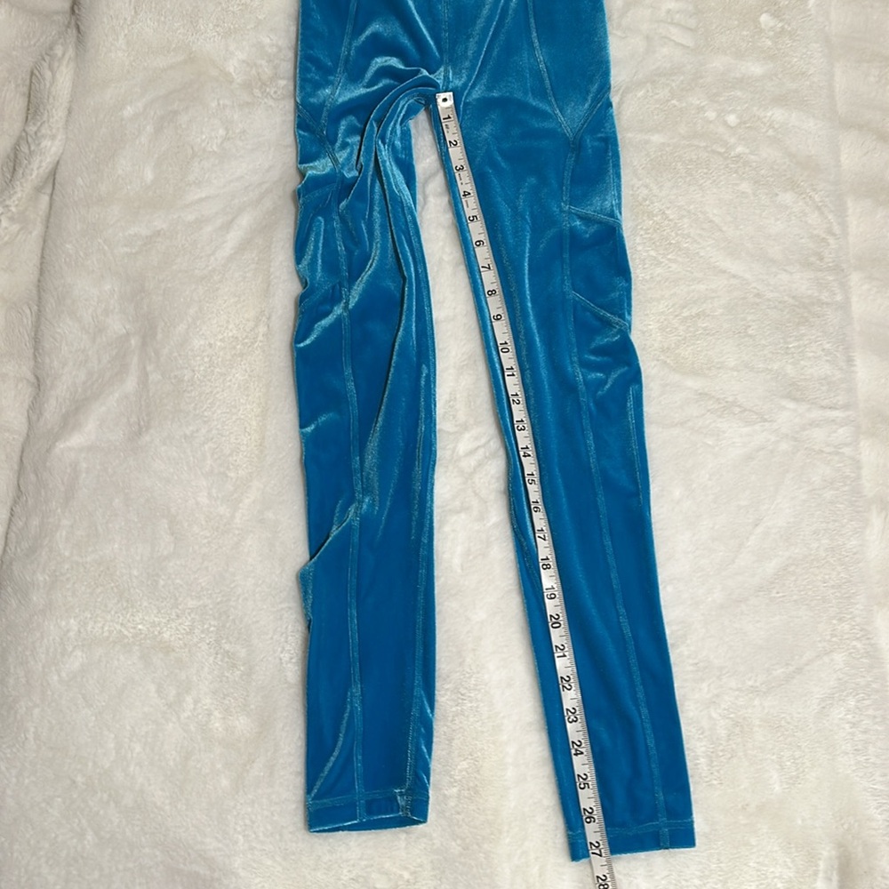 Lilly Pulitzer size XXS Luxletic Weekender High-Rise Velvet Leggings - Picture 10 of 11